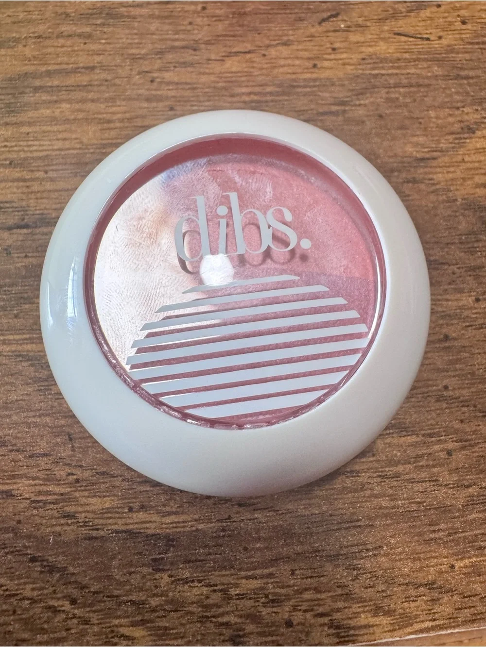 Dual-Tone Pink Blush Compact — Soft Rosy & Cool Pink